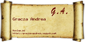 Gracza Andrea névjegykártya