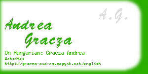 andrea gracza business card